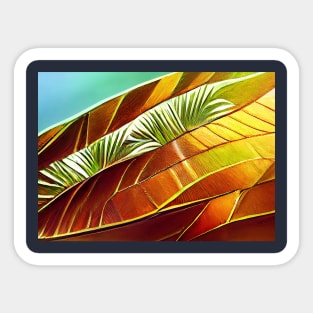 Tropical palm 11 Sticker